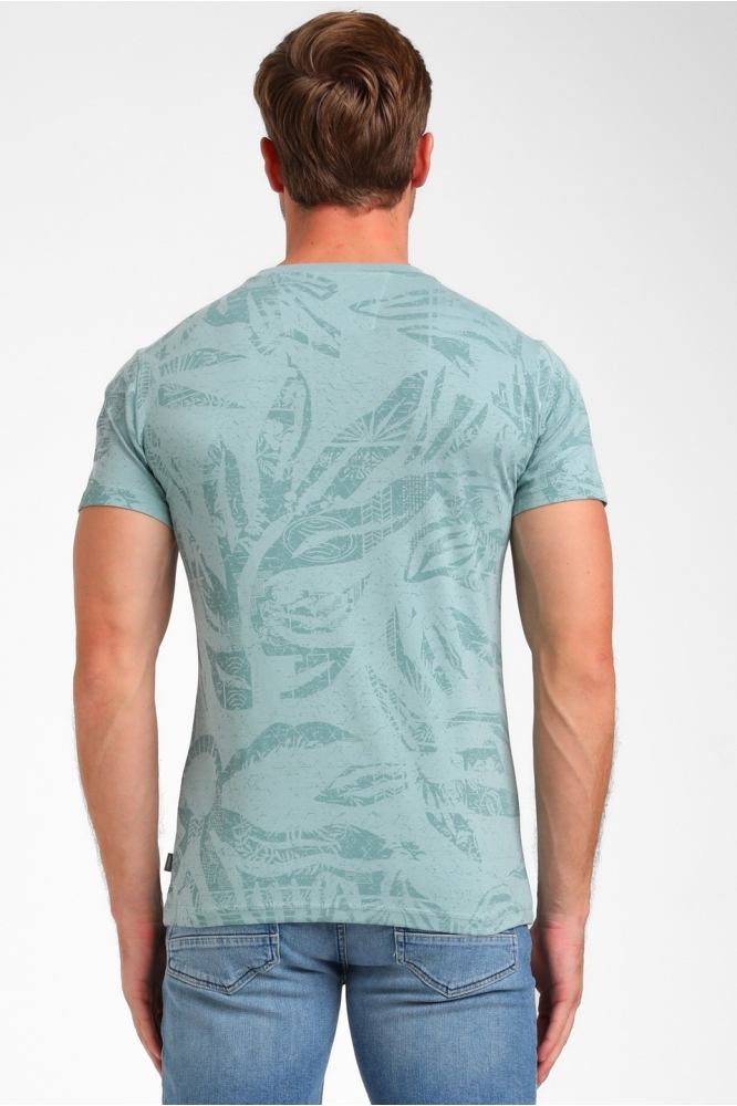 ALLOVER PRINT T SHIRT 155911 OCEAN BLUE